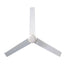 Ventilador decorativo de techo Masterfan Bianco 52 de 3 aspas de MDF blancas con acabado blanco