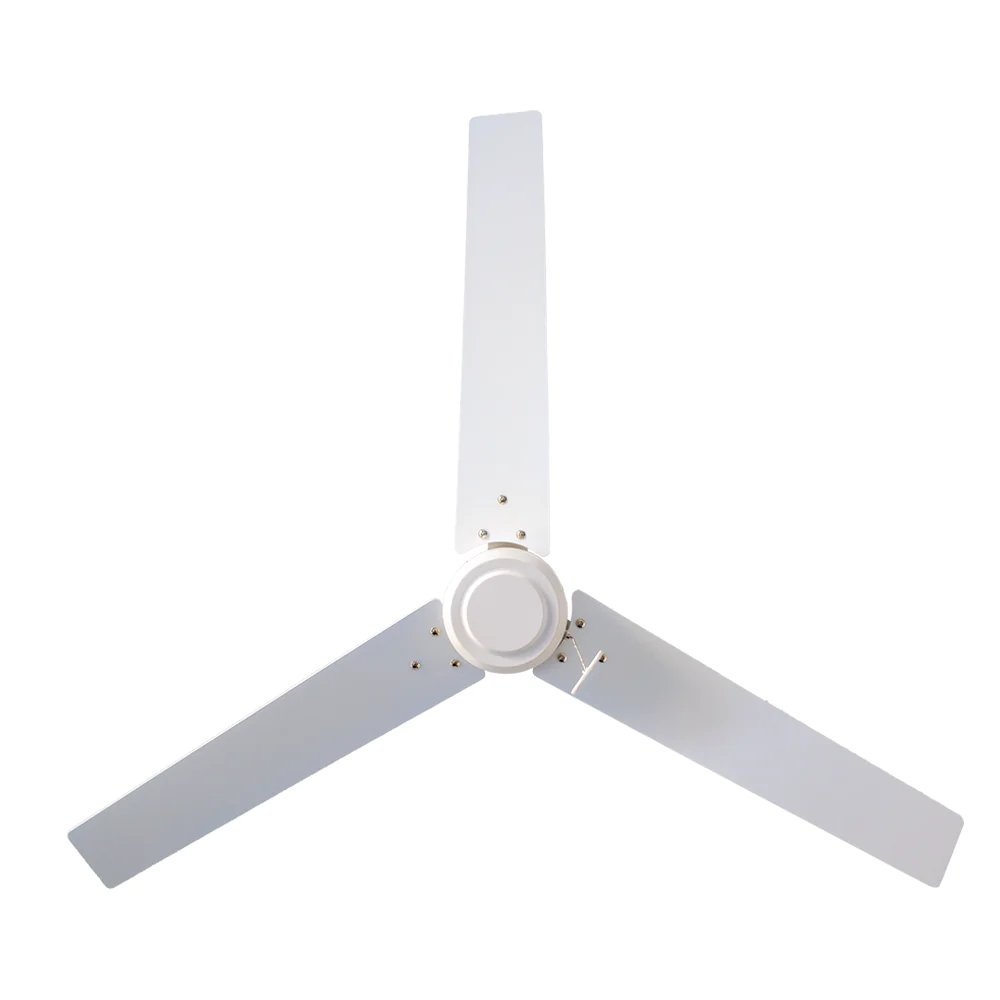Ventilador decorativo de techo Masterfan Bianco 52 de 3 aspas de MDF blancas con acabado blanco