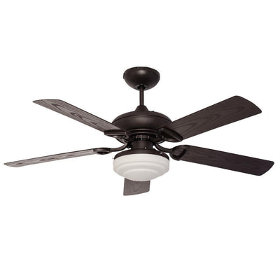 Ventilador decorativo de techo Masterfan Janeiro 52 de 5 aspas de ABS para exterior en blanco o chocolate
