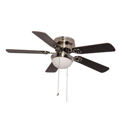 Ventilador decorativo de techo Masterfan Metro 42 de 5 aspas reversibles Maple-Chocolate con estructura satinada