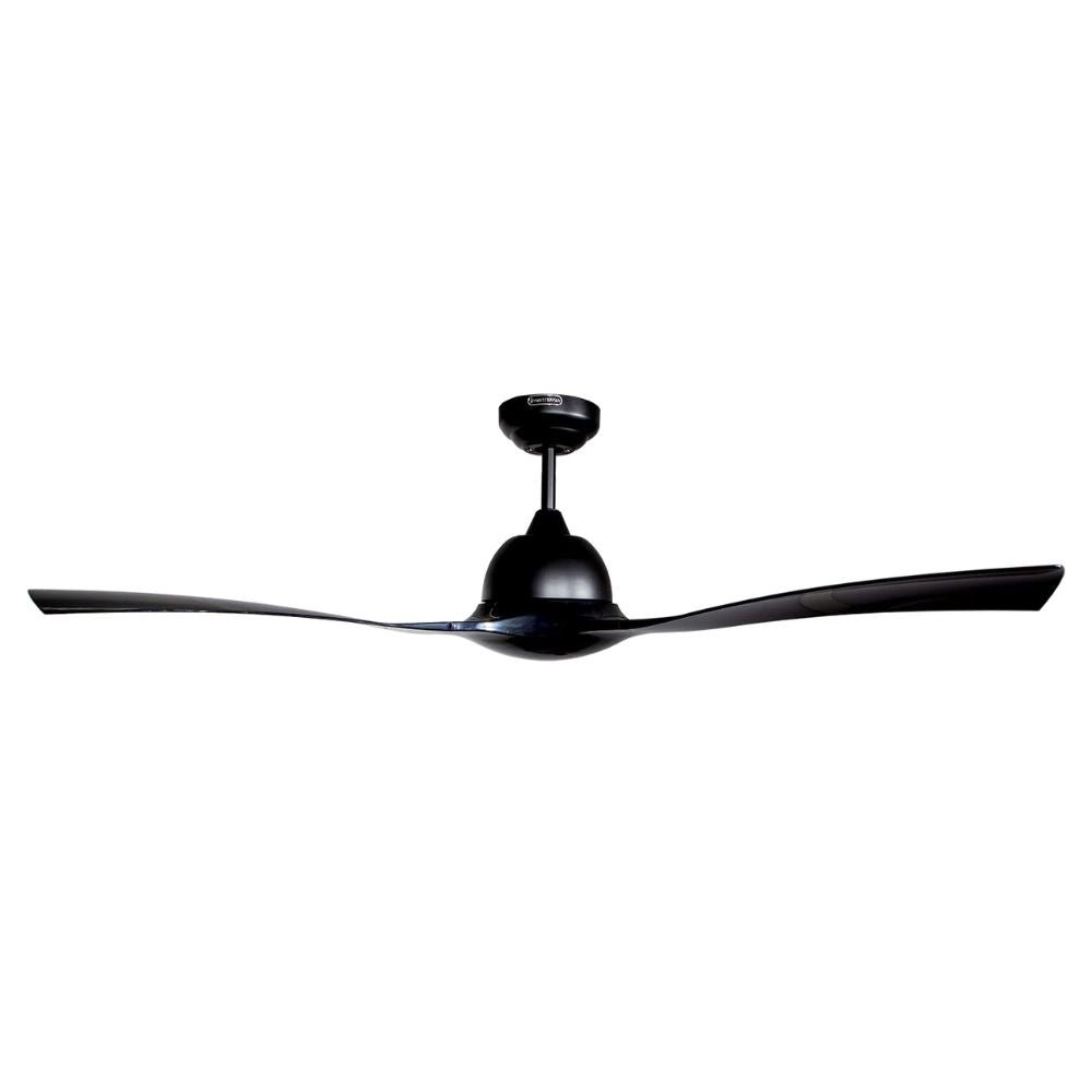 Ventilador decorativo de techo Masterfan Eclipse 52 de 3 aspas largas de ABS en color negro