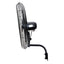 Ventilador industrial de pared Masterfan Huracán 30 pulgadas color negro con dos aspas de metal y canastilla de acero