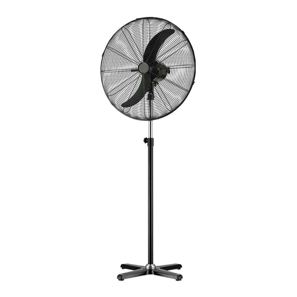 Ventilador industrial de pedestal Masterfan Huracán 30 color negro con dos aspas