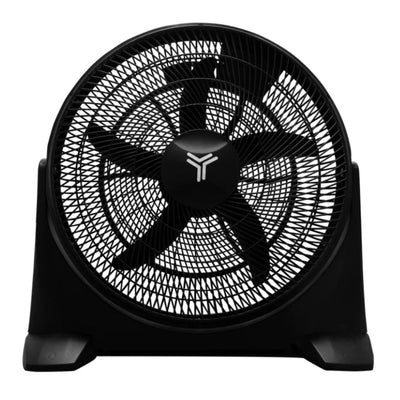 Ventilador industrial de piso Masterfan Horus 20 pulgadas color negro con cinco aspas para interior
