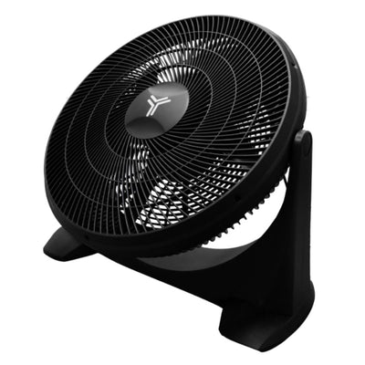 Ventilador industrial de piso Masterfan Horus 20 pulgadas color negro con cinco aspas para interior