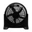 Ventilador industrial de piso Masterfan Horus 20 pulgadas color negro con cinco aspas para interior