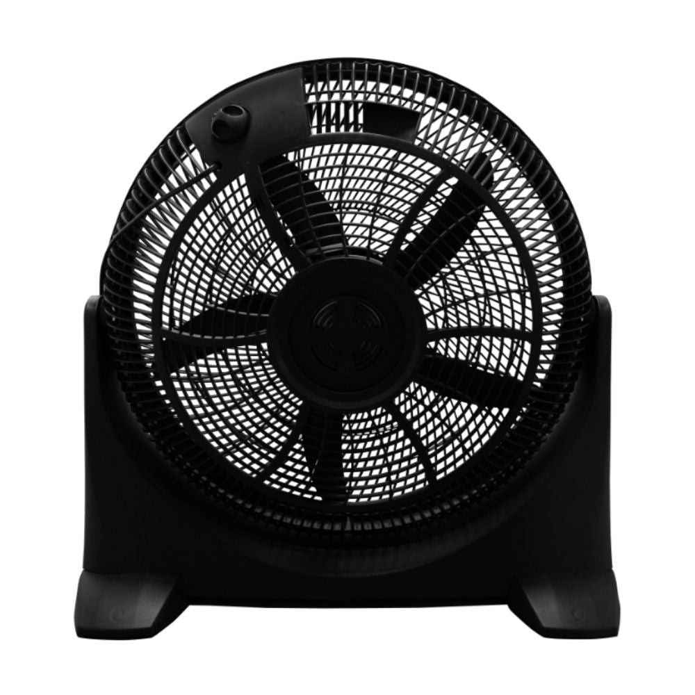 Ventilador industrial de piso Masterfan Horus 20 pulgadas color negro con cinco aspas para interior
