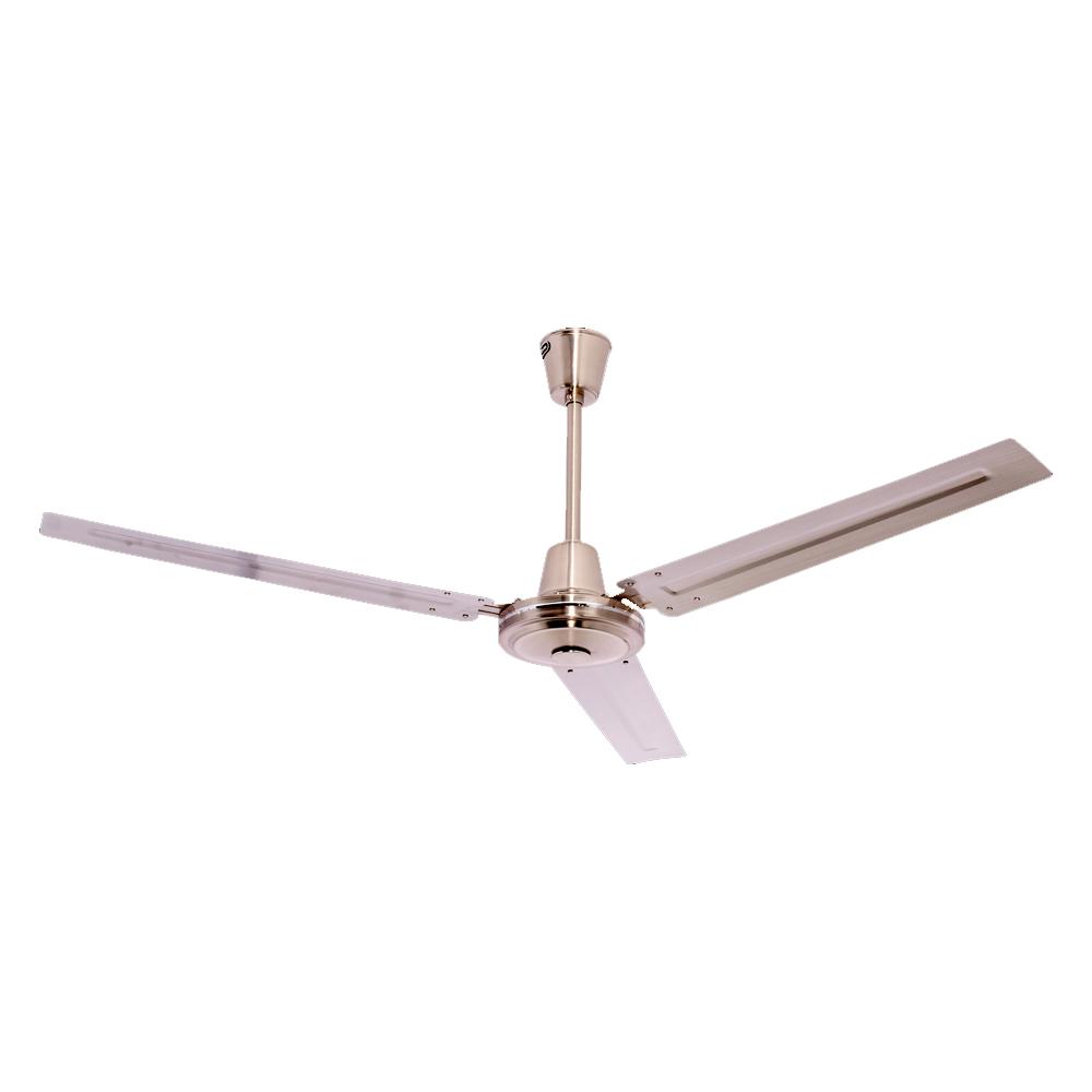 Ventilador industrial de techo Masterfan Centauro 56 pulgadas acabado satinado con tres aspas de metal para interior
