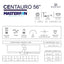 Ventilador industrial de techo Masterfan Centauro 56 pulgadas acabado satinado con tres aspas de metal para interior