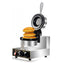 Wafflera Migsa WTB1, eléctrica, en acero inoxidable.
