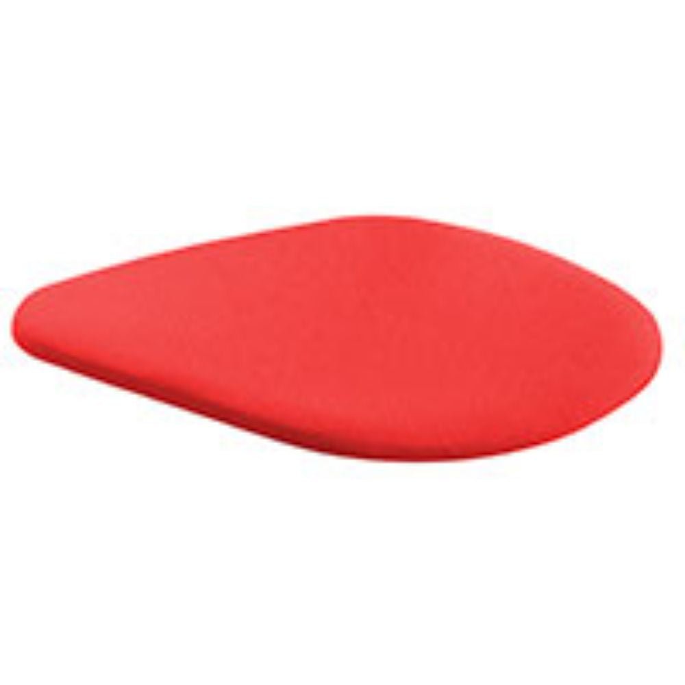 Banco alto Nogal Beat Quick OHV-47 ALTA con estructura de acero cromado, base de cuatro puntas y asiento de polipropileno