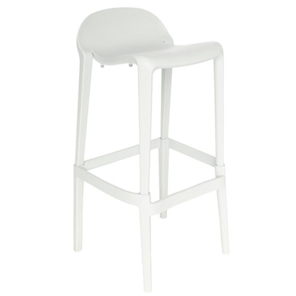 Banco alto Offiho Joyous con asiento y respaldo de polipropileno sin brazos