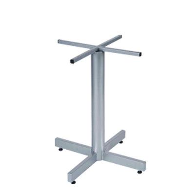 Base ALBAR AR-108 P para mesa en tubo de acero redondo con pintura epóxica