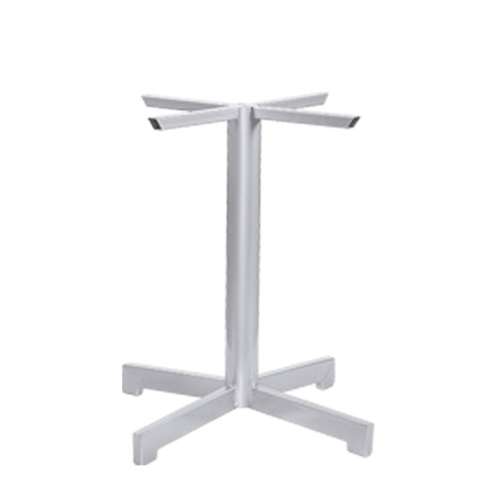 Base de mesa Albar AR-108 PLUS en acero rectangular con tubo redondo en acabado negro o gris