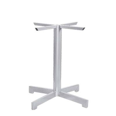 Base de mesa Albar AR-108 PLUS en acero rectangular con tubo redondo en acabado negro o gris