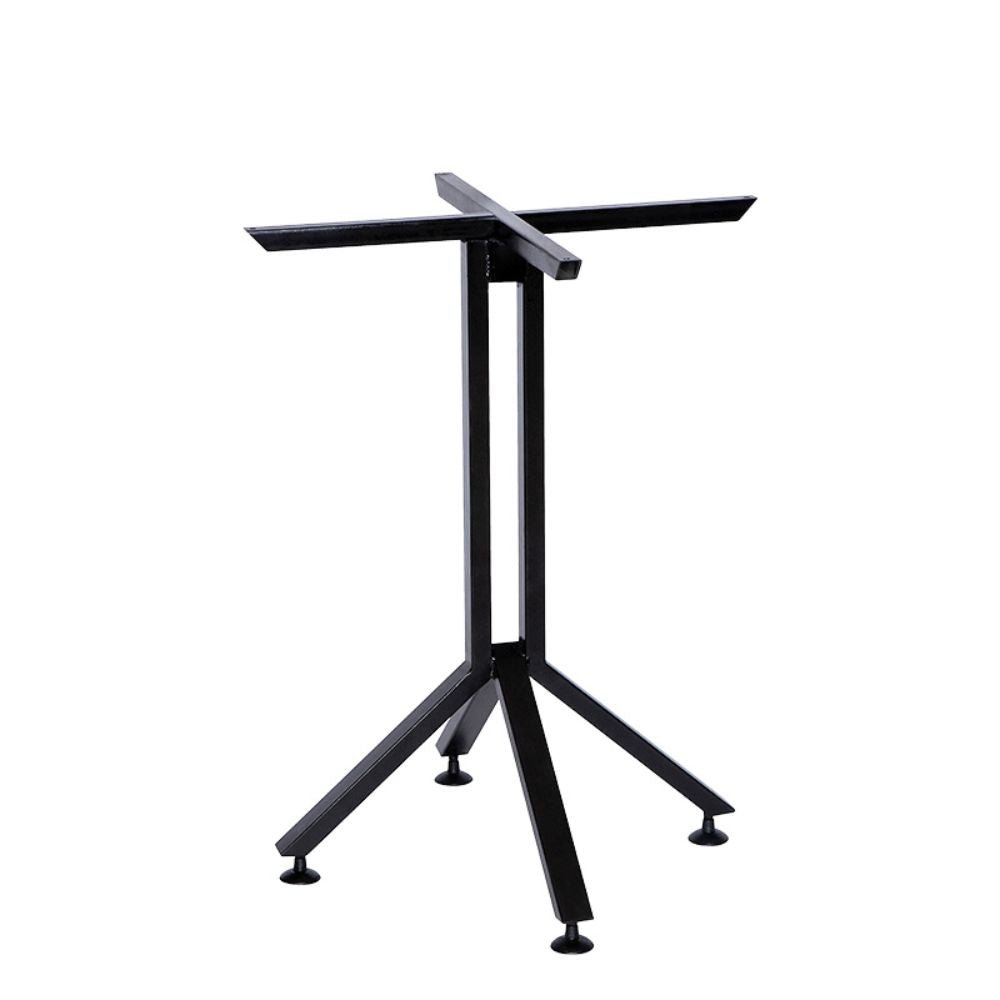 Base ALBAR AR-123 P para mesa en acero de perfil rectangular con pintura epóxica