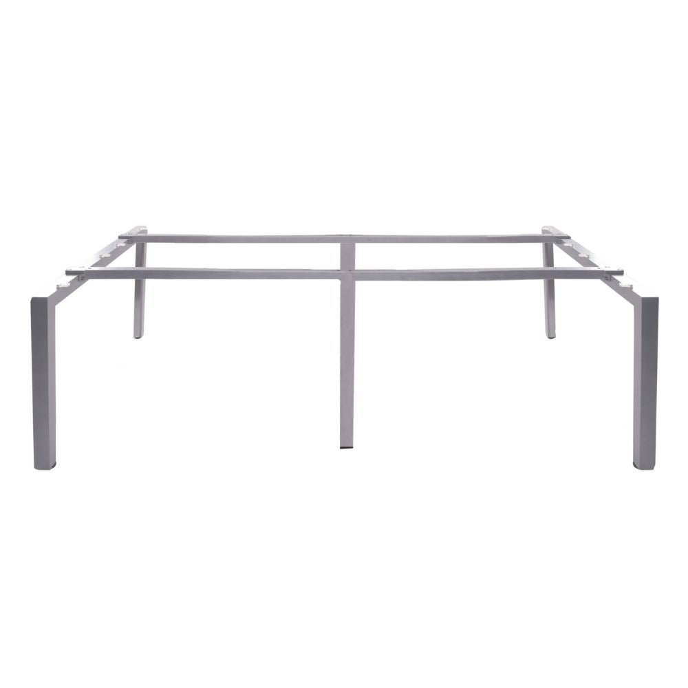 Estructura gris GERSA E-FMJ240X120 para mesa de juntas con dos patas