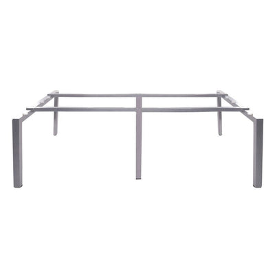 Estructura gris GERSA E-FMJ240X120 para mesa de juntas con dos patas