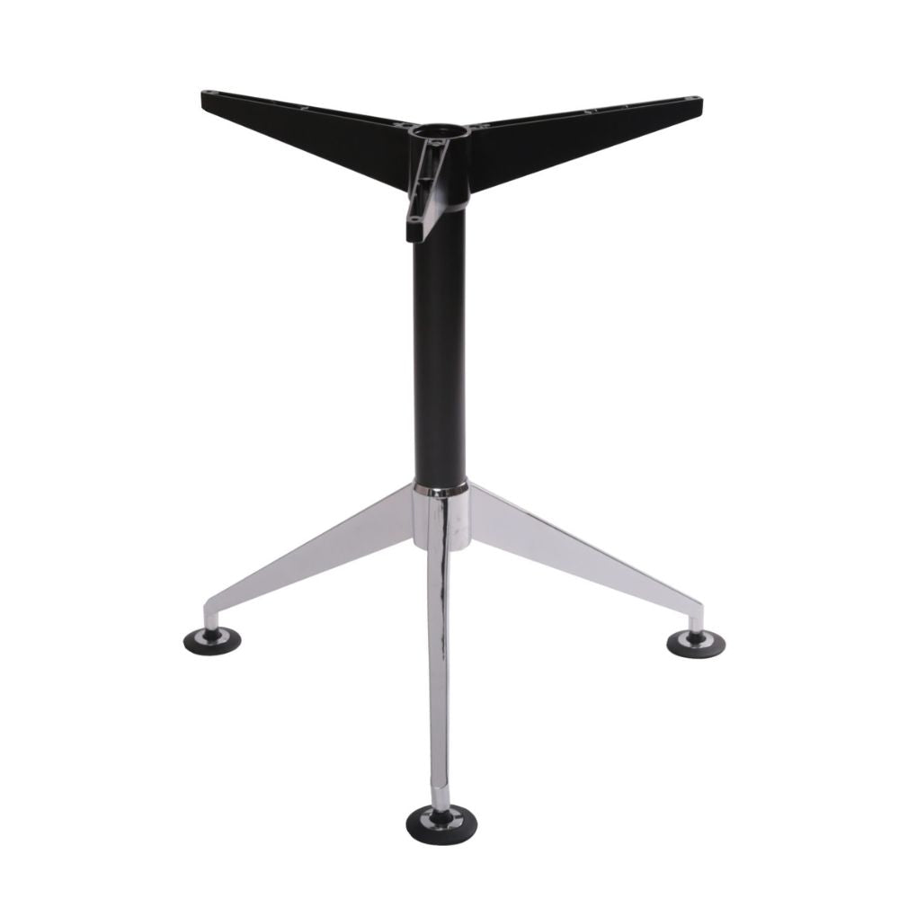 Estructura negra circular GERSA E-LMC900 para mesa con pata lérida