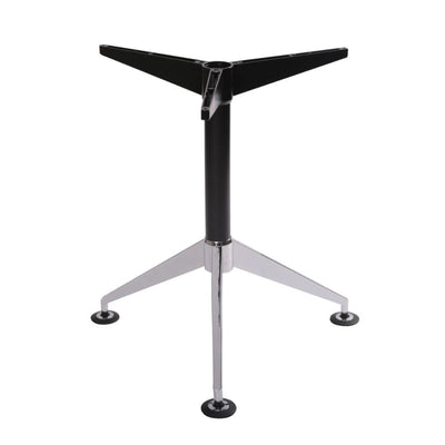 Estructura negra circular GERSA E-LMC900 para mesa con pata lérida