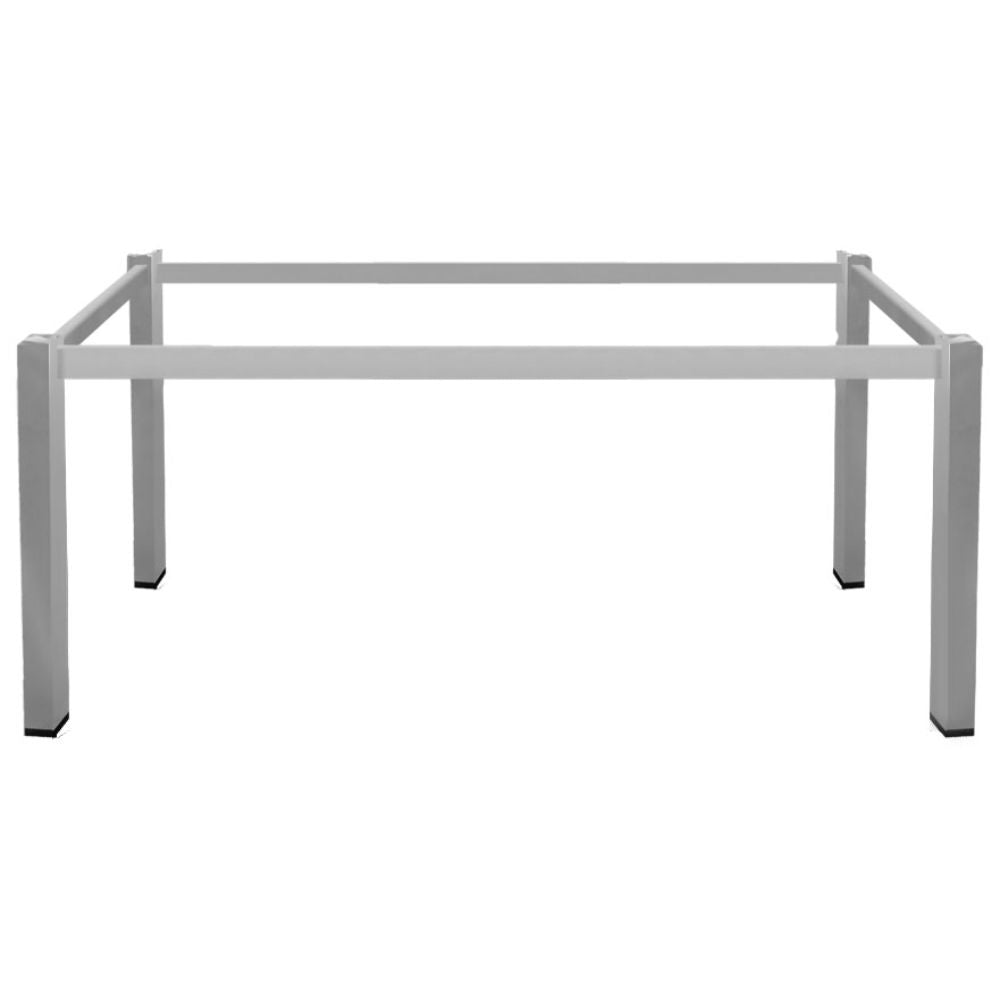 Estructura gris GERSA E-Z120x60 para mesa con cuatro patas individuales