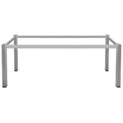 Estructura para mesa Gersa E-Z150X60 con cuatro patas individuales en color gris
