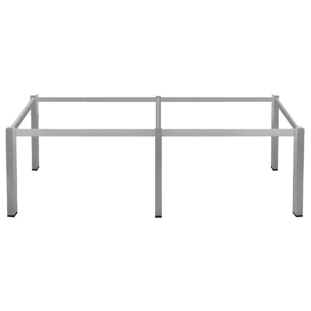 Estructura gris GERSA E-Z300X120 para mesa con seis patas individuales