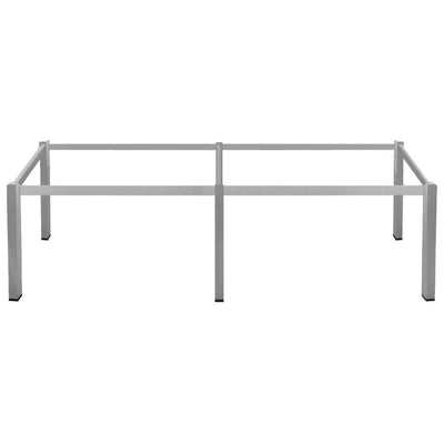 Estructura para mesa Gersa E-Z320X120 con seis patas individuales en color gris