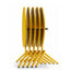 Colos Mesa Ta 1-600 Altura 74 Cm Lamina Acero Troqueleada Uso Interior - TA 1-600 - Colos - NOGAL BEAT - Mesas