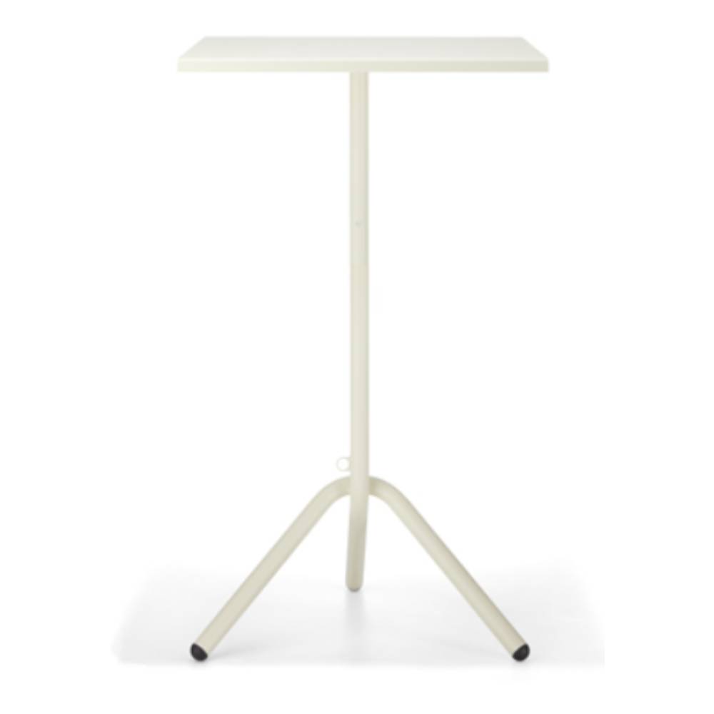 Mesa periquera cuadrada Colos TA 2/Q-600 con estructura tubular de acero y cubierta troquelada en color