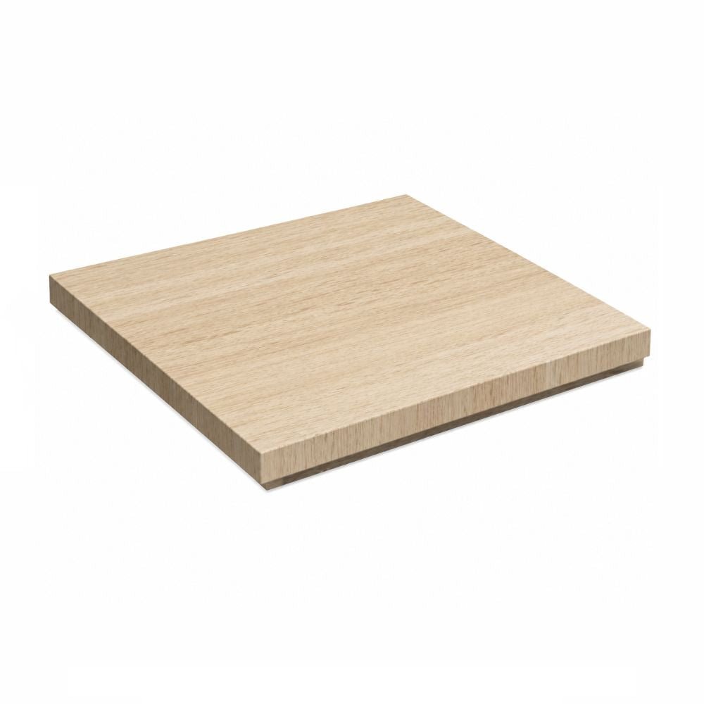Cubierta de sala de espera modular Labenze Zelig 155-19130-NAT en madera de haya natural