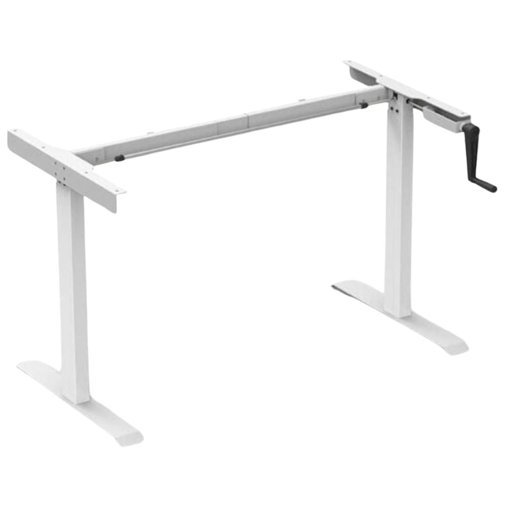 Estructura para mesa OFIK 1072 blanca con palanca de ajuste de altura manual