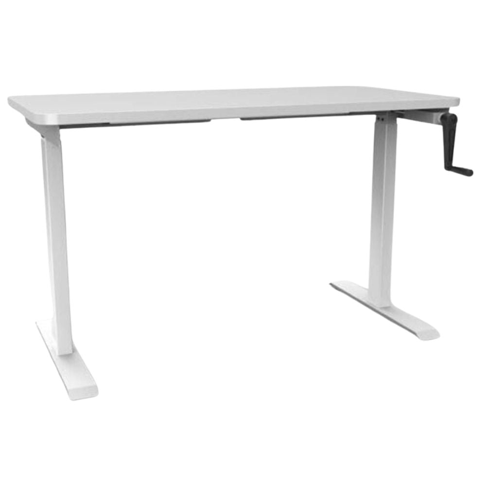 Estructura para mesa OFIK 1072 blanca con palanca de ajuste de altura manual