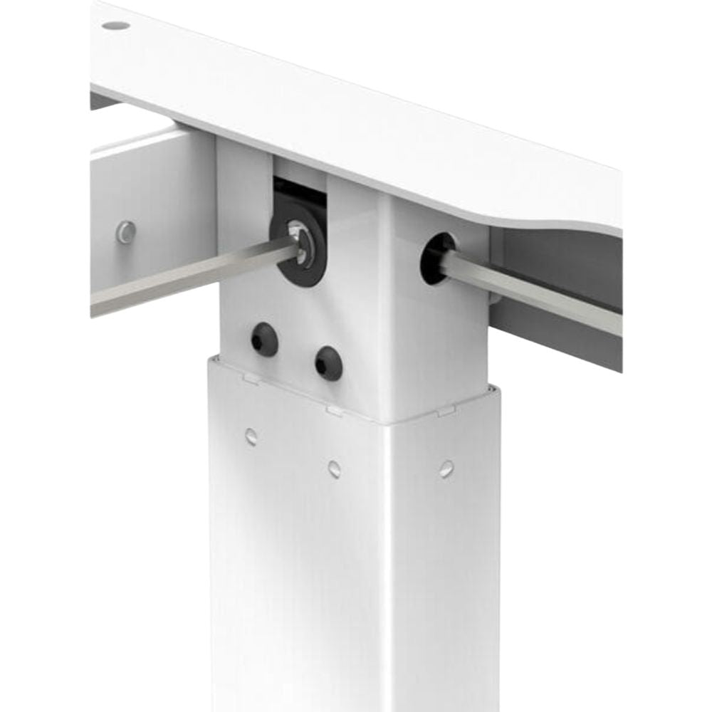 Estructura para mesa OFIK 1072 blanca con palanca de ajuste de altura manual