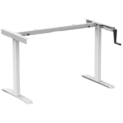 Estructura para mesa OFIK 1072 blanca con palanca de ajuste de altura manual