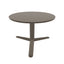 Mesa Labenze ARKET 160-08620 con cubierta circular de acero y base de aluminio de tres puntas