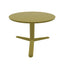 Mesa Labenze ARKET 160-08620 con cubierta circular de acero y base de aluminio de tres puntas