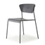 Silla Labenze Lisa 155-22000 apilable con asiento de tecnopolímero y estructura de acero