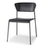 Silla Labenze Lisa 155-22000 apilable con asiento de tecnopolímero y estructura de acero