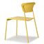 Silla Labenze Lisa 155-22000 apilable con asiento de tecnopolímero y estructura de acero