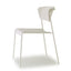 Silla Labenze Lisa 155-22000 apilable con asiento de tecnopolímero y estructura de acero