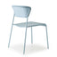Silla Labenze Lisa 155-22000 apilable con asiento de tecnopolímero y estructura de acero