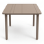 Mesa cuadrada Resol Solid 90x90 en polipropileno con patas reforzadas con fibra de vidrio.