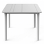 Mesa cuadrada Resol Solid 90x90 en polipropileno con patas reforzadas con fibra de vidrio.