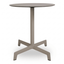 Mesa circular Resol Sputnik Ø70 con estructura de aluminio, pie en poliamida y tablero HPL.