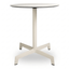 Mesa circular Resol Sputnik Ø70 con estructura de aluminio, pie en poliamida y tablero HPL.