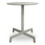 Mesa circular Resol Sputnik Ø70 con estructura de aluminio, pie en poliamida y tablero HPL.