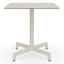 Mesa cuadrada RESOL SPUTNIK 70x70 con estructura de aluminio, pie de poliamida y tablero HPL