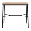 Mesa rectangular RESOL HUB 120x70 con tablero HPL y estructura de aluminio lacado