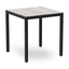 Mesa cuadrada RESOL BARCINO COMPACT 70x70 con estructura de aluminio y tablero fenólico